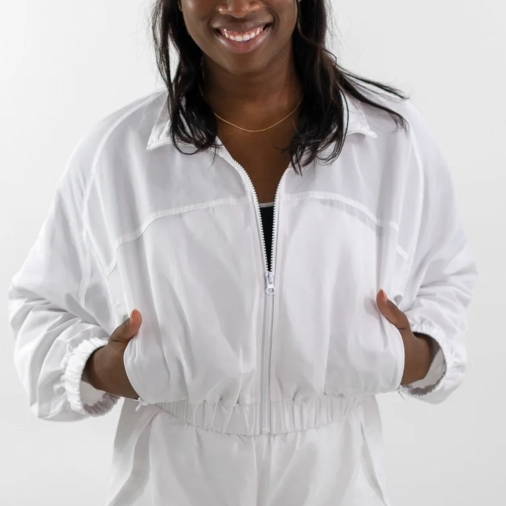Year of Ours Yos Windbreaker Cropped Jacket